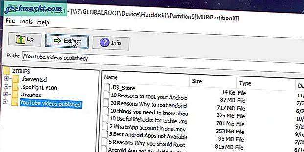 HFS + -formaat gebruiken op Windows
