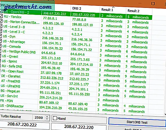3 Beste DNS-benchmarkingstools om de snelste DNS-server te vinden