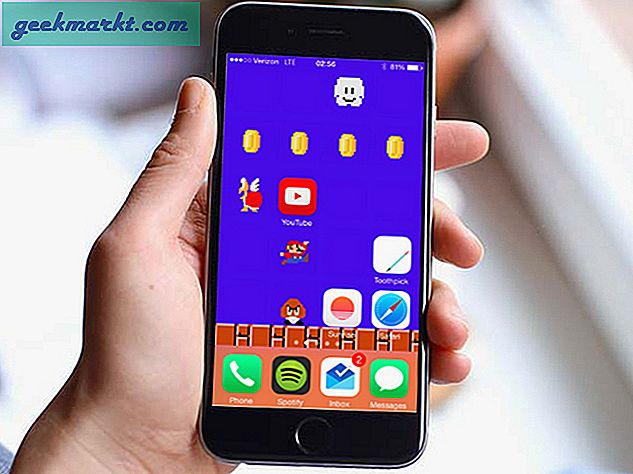 Hoe het startscherm op de iPhone aan te passen zonder jailbreak