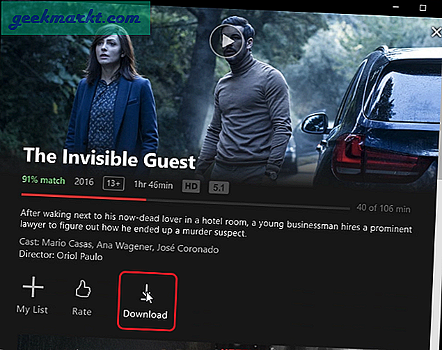 Hoe Netflix-films op Mac te downloaden