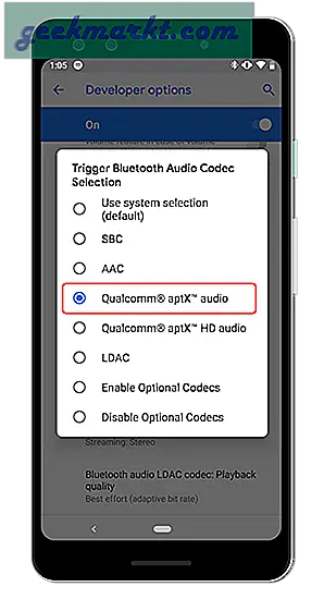 Hoewel er geen manier is om de bluetooth-codec op Windows en iOS te wijzigen, laten we je het doen met de resterende macOS, Android en Ubuntu. Hier is hoe.