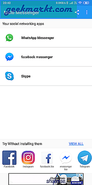 Hier zijn enkele van de beste alles-in-één messenger-apps voor gebruikers van Android- en iOS-smartphones. Chat nu op een ander platform vanuit dezelfde app.
