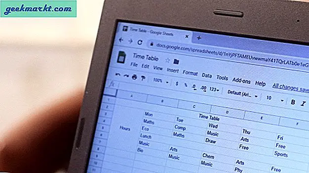 Hoe cellen in Google Spreadsheets te combineren