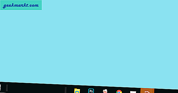 Hoe taakbalkpictogrammen in Windows 10 te centreren