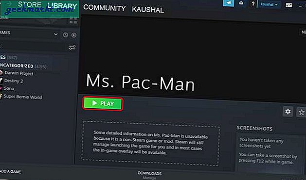 Hoe speel ik retro-spellen op Steam met Steam ROM Manager?