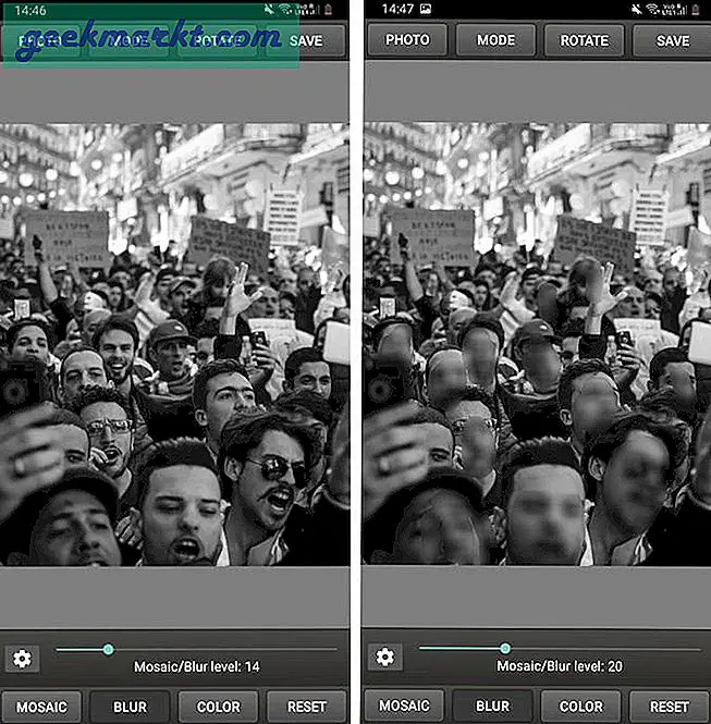 Vanwege het aanhoudende protest is het belangrijk om gezichten te vervagen in foto's en video's die u online plaatst. Hier zijn apps waarmee je dat met een tik kunt doen.