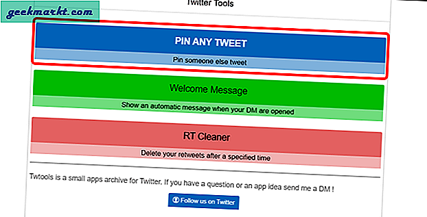 Hoe u iemand anders een Tweet kunt vastpinnen op uw Twitter-profiel