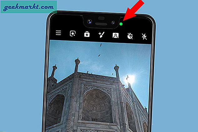 Hoe een iPhone zoals oranje / groene puntindicator op de Android-statusbalk te krijgen