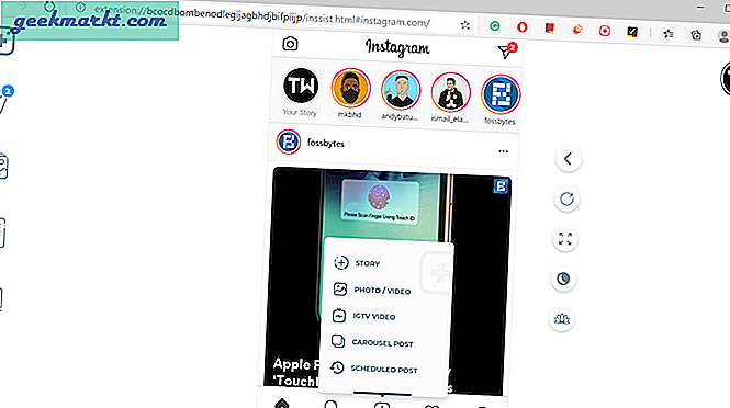 INSSIST Chrome-extensie: upload video's naar Instagram vanuit de Chrome-browser
