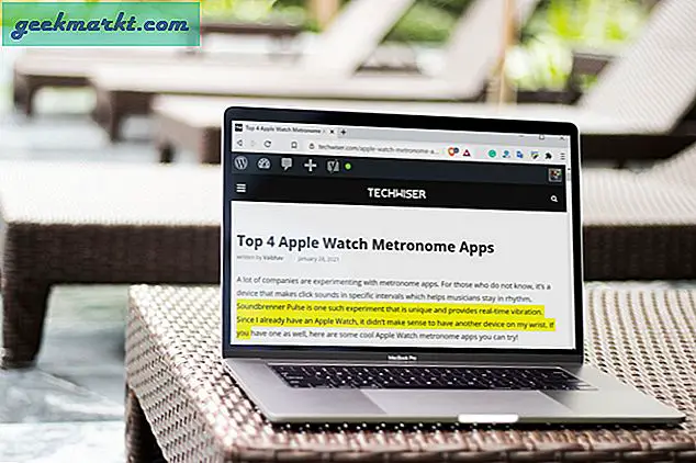 Gemarkeerde tekst delen voor elke webpagina in Chrome