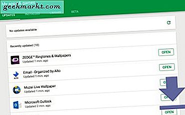 Hoe apps op Android te updaten