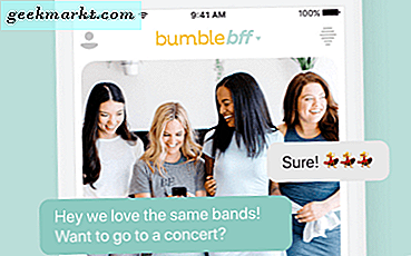 Hoe te schakelen tussen BFF en dating-modes in Bumble