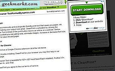 Hoe webpagina's te bewerken voordat ze worden afgedrukt