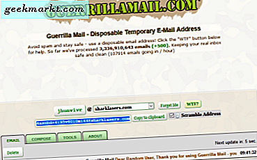 Hoe een tijdelijk e-mailadres te maken