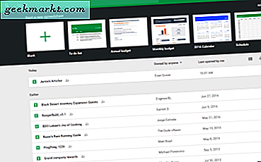 Alle lege rijen en kolommen verwijderen in Google Spreadsheets