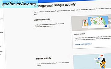 Hoe u uw Google-geschiedenis verwijdert