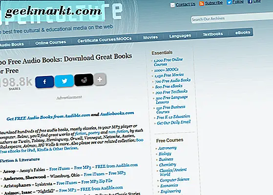 Zeven websites om gratis audioboeken te downloaden