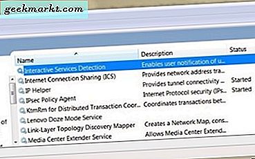 Problemen met Detectie van interactieve services in Windows oplossen
