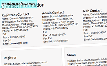 Hoe erachter te komen wie de eigenaar is van een website