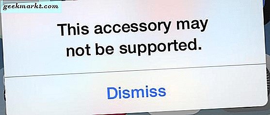 Hoe te repareren 'Dit accessoire wordt mogelijk niet ondersteund' Fout op iPhone