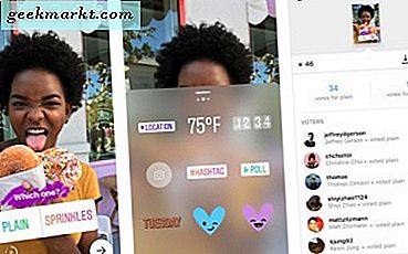 Stemmen op Instagram-peilingen