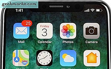 Hoe het batterijpercentage op de iPhone X te tonen