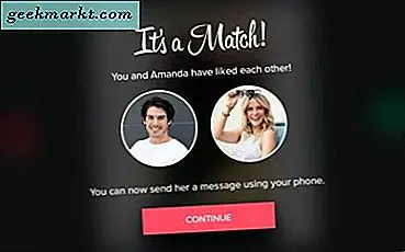Hoe een bericht op Tinder verzenden