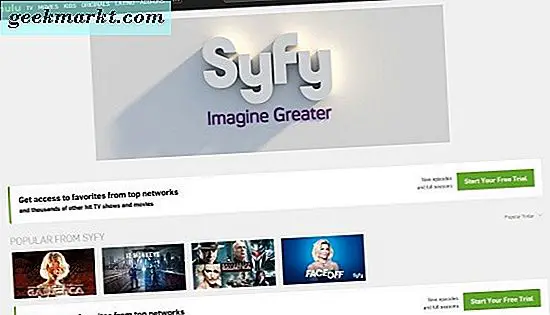 Hoe SyFy zonder kabel te bekijken