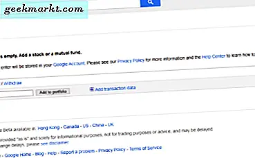 Hoe Google Finance Portfolio te gebruiken