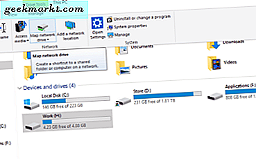 Hoe een netwerkschijf in Windows te mappen