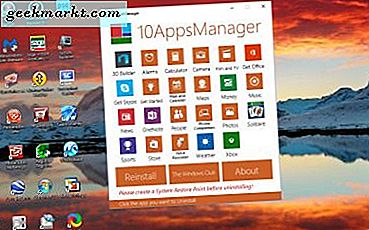 Hoe Windows 10's ingebouwde apps te verwijderen