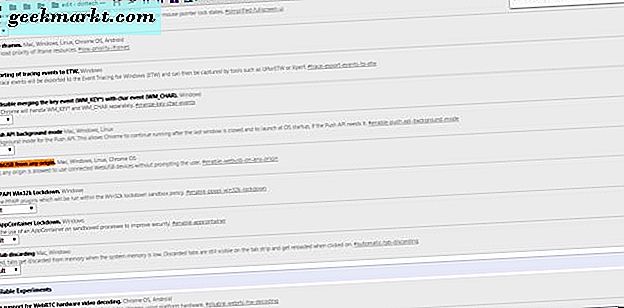 Hoe Google Chrome aan te passen met Chrome: vlaggen
