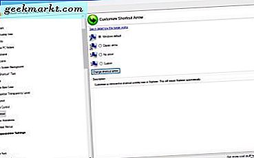 De sneltoetsen op het bureaublad aanpassen in Windows 10