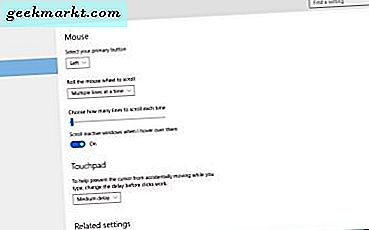 Hoe de muis in Windows 10 aan te passen