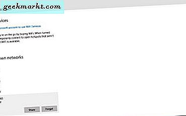 Hoe te verwijderen Wi-Fi-netwerken in Windows 10